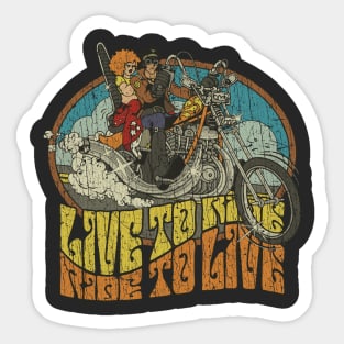 Freedom Rider 1974 Sticker